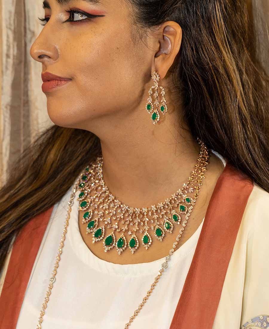 Model with Bridal Jewellery