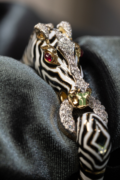 David Webb's Zebra Bracelet 